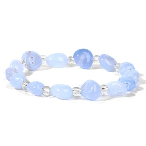 Bracelet En Pierre D'agates Naturelles Pour Femmes, Perles De Cristal Blanc, Bijoux De Méditation, Cadeau De Guérison