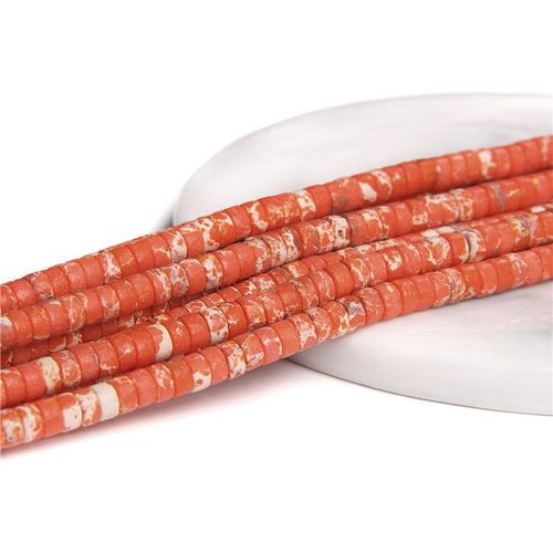 Perles De Rondelle En Pierre Naturelle 4x2mm, Perle D'oeil De Tigre Polie Boulier Rhodochrosite, Perle De Brin Lâche, Bracelet De Bijoux Diy