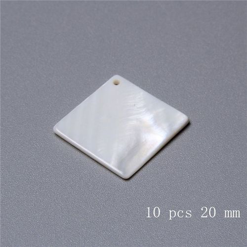 Pendentif Nacre En Forme De C¿Ur 12-20mm, Coquille Blanche Naturelle, Perles Lisses Pour La Fabrication De Bijoux Pour Femmes, Collier Cadeau