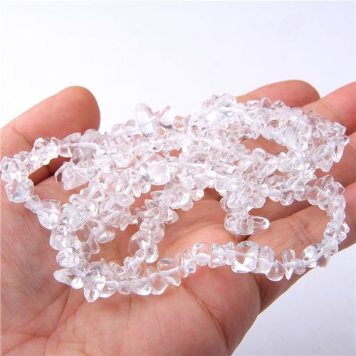 Perles En Pierre De Lune Bleue Naturelle, 15.5 Pouces, 5 À 8mm, En Vrac, Pour La Fabrication De Bijoux, Bracelets, Colliers, Pépites