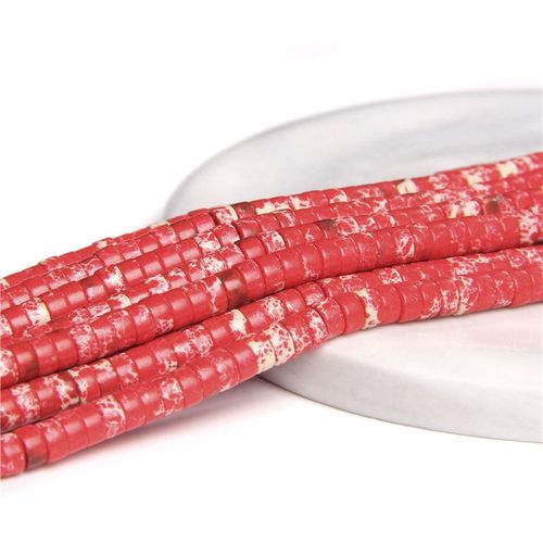 Perles De Rondelle En Pierre Naturelle 4x2mm, Perle D'oeil De Tigre Polie Boulier Rhodochrosite, Perle De Brin Lâche, Bracelet De Bijoux Diy