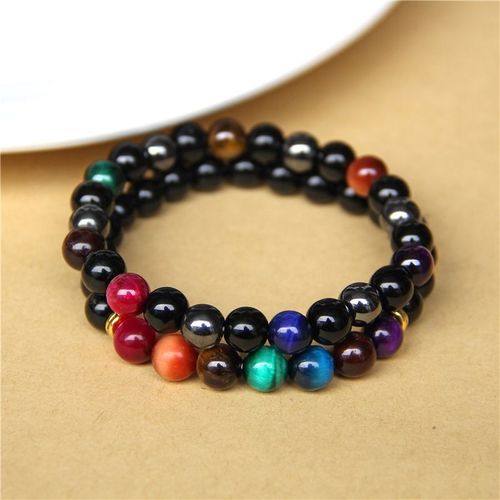Bracelets En Pierre Oeil De Tigre Naturel Pour Couples, Bijoux Porte-Bonheur, Multicolores, Cadeaux Pour Femmes, Offre Spéciale