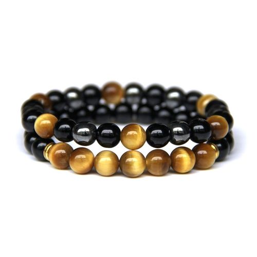 Bracelets En Pierre Oeil De Tigre Naturel Pour Couples, Bijoux Porte-Bonheur, Multicolores, Cadeaux Pour Femmes, Offre Spéciale