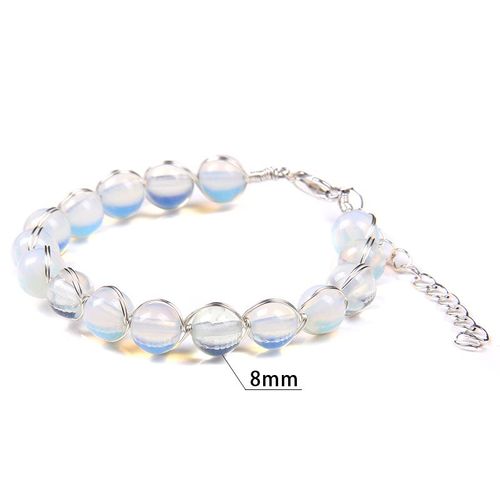 Bracelet Tourmaline Pastèque Rouge Pour Femmes, Cadeau De Nouvel An, Reiki, Amour, Boucle De C¿Ur, Chaîne Couleur Or Pour Filles