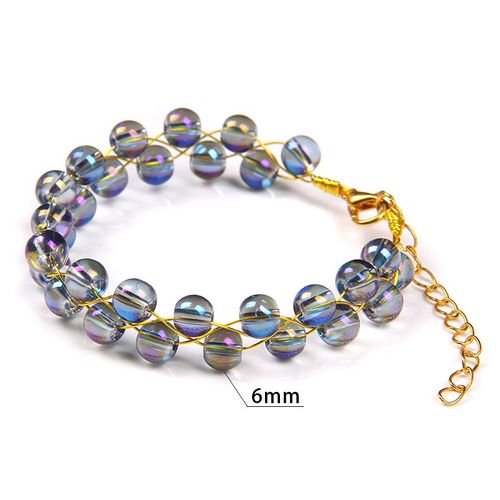 Bracelet Tourmaline Pastèque Rouge Pour Femmes, Cadeau De Nouvel An, Reiki, Amour, Boucle De C¿Ur, Chaîne Couleur Or Pour Filles