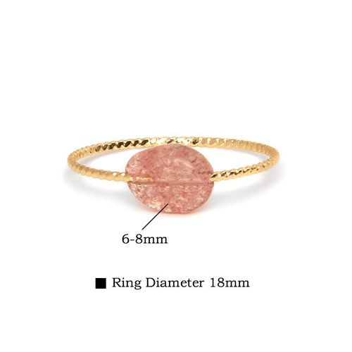 Bague En Pierre Naturelle Irrégulière Pour Hommes Et Femmes, Cristal De Guérison, Quartz, ¿Il De Tigre, Documents En Or, Matiques Fines, Bijoux De Fête À La Mode