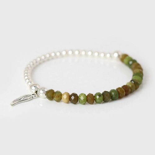 Bracelet À Breloques En Labradorite Pour Hommes Et Femmes, Bijoux À La Mode En Pierre Naturelle, Perles À Facettes