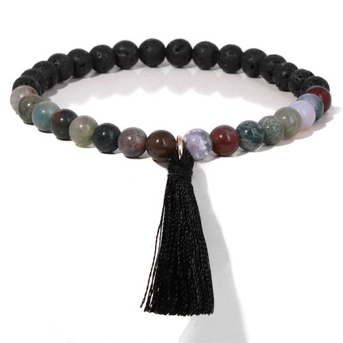 Bracelets À Pampilles En Pierre Naturelle Pour Femmes, Pendentif, Perles, Amazonite, Agates, Bijoux De Prière, Charme, Méditation, Cadeaux