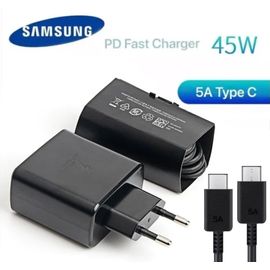 45w Usb-C Chargeur Ultra Rapide Samsung Galaxy S25 S24 Ultra S23 S22 S21 S20 Ultra, S25 Ultra S22+ S23+ S24+ Plus Ultra 5g