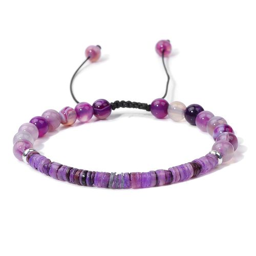 Bracelet Classique En Perles De Coquillage Colorées Pour Homme Et Femme, Bijou Tressé À La Main, En Verre Noir, À La Mode, Pour L'été