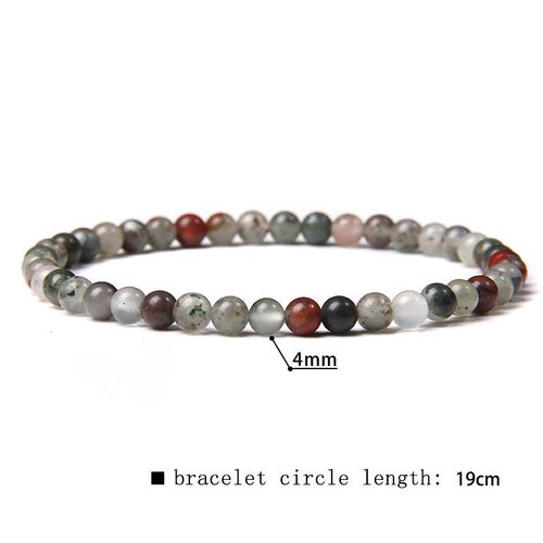 41 Sortes De Bracelets En Perles De Fluorite Naturelles De 4mm Pour Femmes, Bracelet Élastique Fait À La Main Pour Hommes, Pierre De Sodalite De Grade A, Bijoux Polis