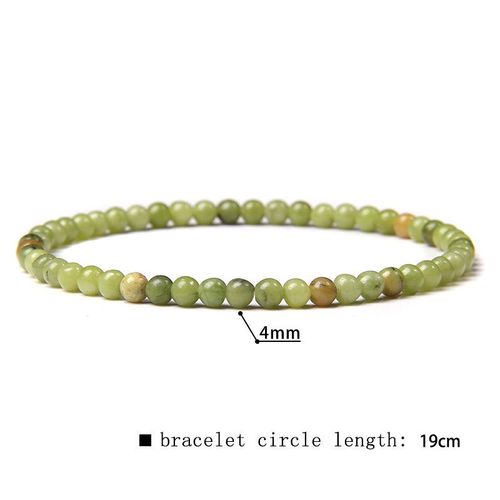 41 Sortes De Bracelets En Perles De Fluorite Naturelles De 4mm Pour Femmes, Bracelet Élastique Fait À La Main Pour Hommes, Pierre De Sodalite De Grade A, Bijoux Polis