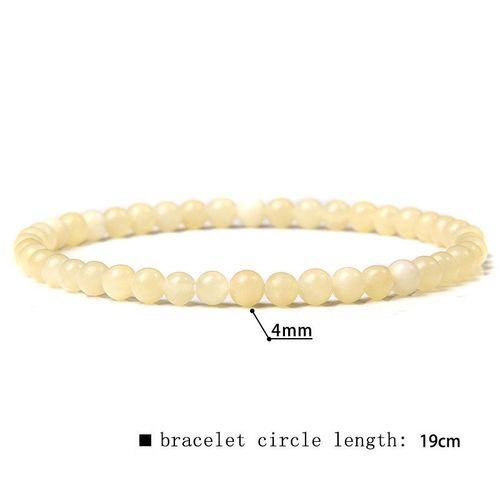41 Sortes De Bracelets En Perles De Fluorite Naturelles De 4mm Pour Femmes, Bracelet Élastique Fait À La Main Pour Hommes, Pierre De Sodalite De Grade A, Bijoux Polis