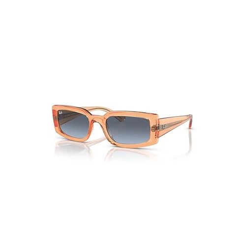Ray-Ban Kiliane Bio-Based Lunettes De Soleil Monture Orange Transparent Verres Bleu 54-21