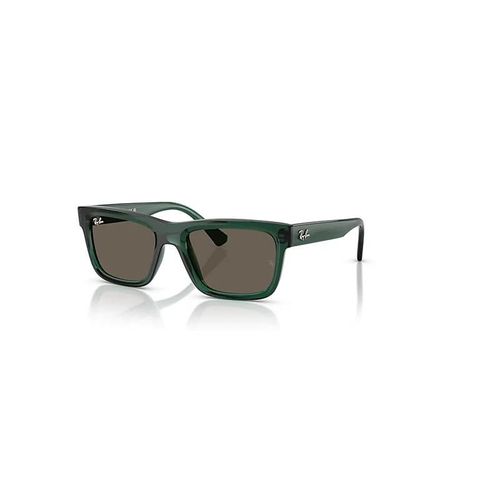 Ray-Ban Rb9196s Kids Bio-Based Lunettes De Soleil Monture Transparent Vert Verres Brun 49-17