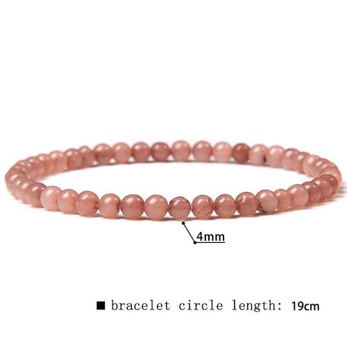 41 Sortes De Bracelets En Perles De Fluorite Naturelles De 4mm Pour Femmes, Bracelet Élastique Fait À La Main Pour Hommes, Pierre De Sodalite De Grade A, Bijoux Polis