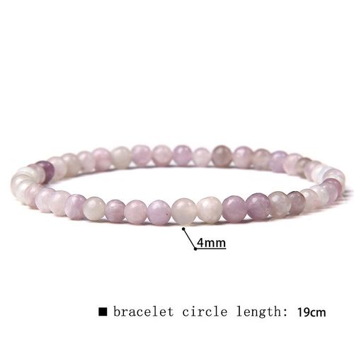 41 Sortes De Bracelets En Perles De Fluorite Naturelles De 4mm Pour Femmes, Bracelet Élastique Fait À La Main Pour Hommes, Pierre De Sodalite De Grade A, Bijoux Polis