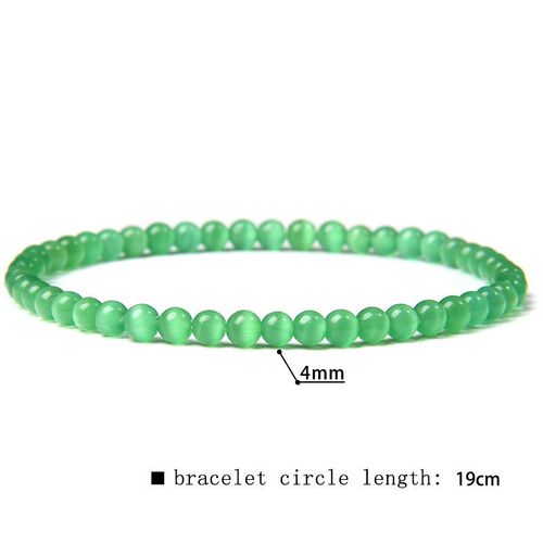 41 Sortes De Bracelets En Perles De Fluorite Naturelles De 4mm Pour Femmes, Bracelet Élastique Fait À La Main Pour Hommes, Pierre De Sodalite De Grade A, Bijoux Polis