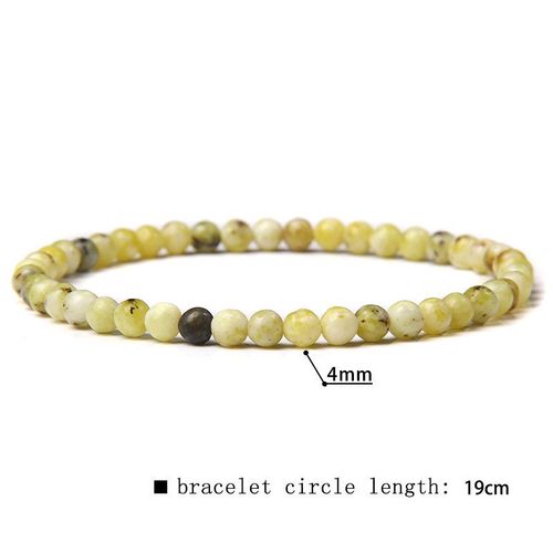 41 Sortes De Bracelets En Perles De Fluorite Naturelles De 4mm Pour Femmes, Bracelet Élastique Fait À La Main Pour Hommes, Pierre De Sodalite De Grade A, Bijoux Polis
