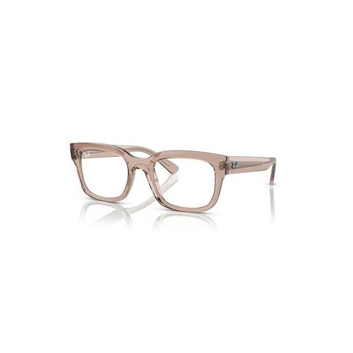 Ray-Ban Chad Optics Bio-Based Monture Transparent Marron Clair Verres Incolore Polarisé 54-22