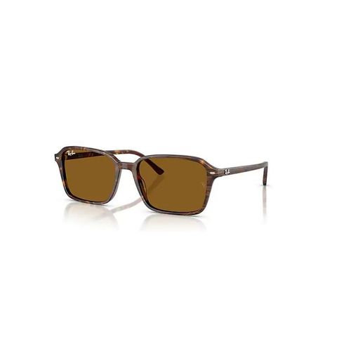Ray-Ban Raimond Lunettes De Soleil Monture Marron Fantaisie Transparent Verres Brun 56-18