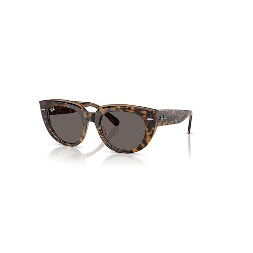 Ray-Ban Doreen Lunettes De Soleil Monture Havana Sur Marron Transparent Verres Gris 52-20