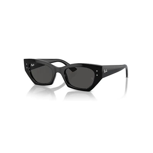 Ray-Ban Zena Bio-Based Lunettes De Soleil Monture Noir Verres Gris 52-22