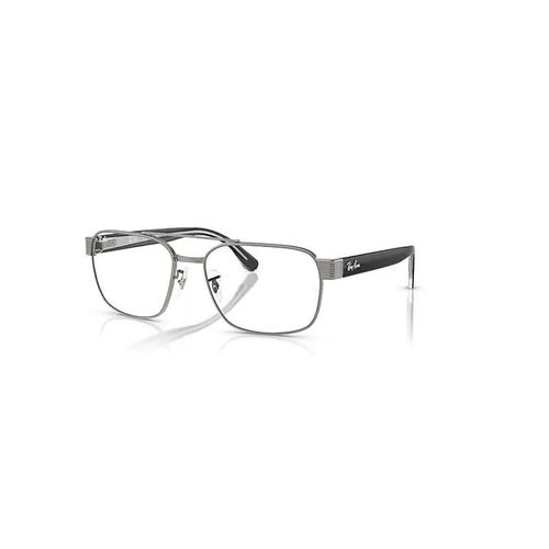 Ray-Ban Rb3751v Optics Monture Noir Sur Transparent Verres Incolore Polarisé 58-17