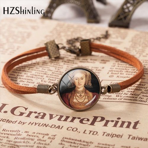 Bracelet En Cuir Avec Cabochon En Verre, Pendentif Religieux, Accessoires De Bijoux, Vierge, Marie, Jésus, Mère, Bébé, 2020