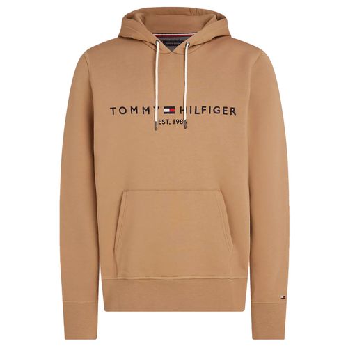Tommy Hilfiger Logo Hoodie Brun