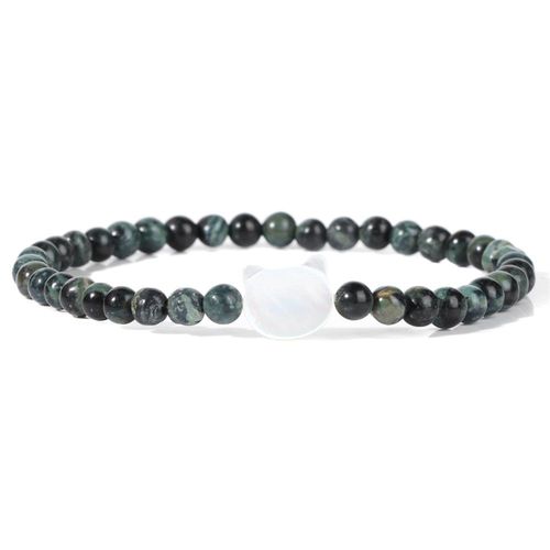 Bracelets À Breloques En Coquillage De Chat Pour Femme, Pierre Naturelle, Petits Bracelets Perlés, Ystes De L'atterrissage Mignons, Quartz Animal, Joli Cadeau