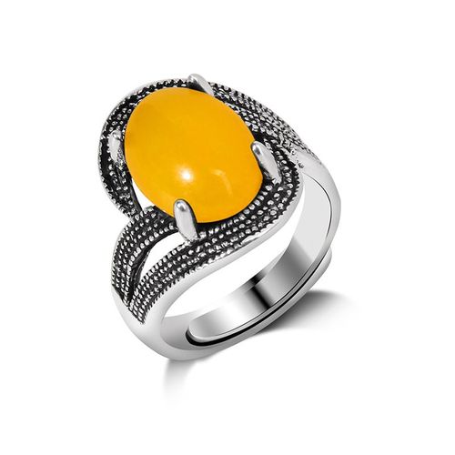 Bagues Réglables En Pierre Naturelle Pour Homme Et Femme, Vintage, Reiki, Guérison, Charme, Bijoux Tribaux, Ixbohème, 1 Pièce