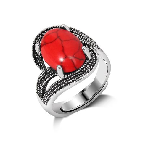 Bagues Réglables En Pierre Naturelle Pour Homme Et Femme, Vintage, Reiki, Guérison, Charme, Bijoux Tribaux, Ixbohème, 1 Pièce