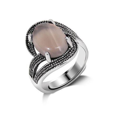 Bagues Réglables En Pierre Naturelle Pour Homme Et Femme, Vintage, Reiki, Guérison, Charme, Bijoux Tribaux, Ixbohème, 1 Pièce