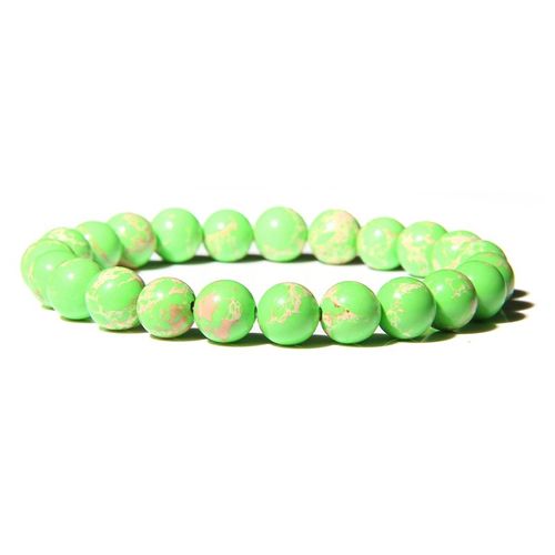 Bracelet En Fluorite Flash Arc-En-Ciel Pour Femmes Et Hommes, Perles En Pierre Naturelle Polie, Équilibre Énergétique De Guérison, Yoga, Amitié, 8 Mm