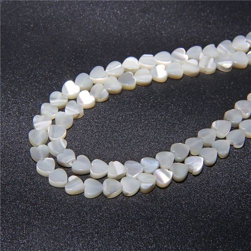 Perles De Coquillage De Mer Blanches Naturelles, Breloques D'eau Douce, Fabrication De Bijoux, Forme Irrégulière, Perle De Brin Pour Boucles D'oreilles