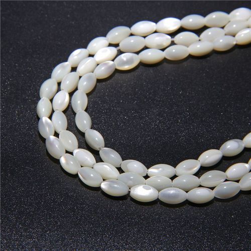 Perles De Coquillage De Mer Blanches Naturelles, Breloques D'eau Douce, Fabrication De Bijoux, Forme Irrégulière, Perle De Brin Pour Boucles D'oreilles