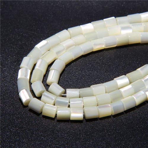 Perles De Coquillage De Mer Blanches Naturelles, Breloques D'eau Douce, Fabrication De Bijoux, Forme Irrégulière, Perle De Brin Pour Boucles D'oreilles
