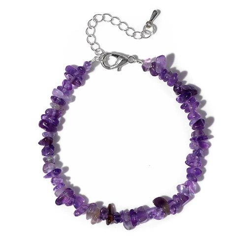 Bracelet En Pierre Naturelle, Cristal De Guérison, Aigue-Marine, Bijou Fait À La Main, Pour Couple, Ami, Anniversaire