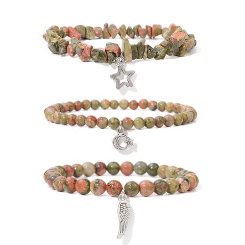 Bracelet En Cristal Naturel Tressé Pour Hommes Et Femmes, Pierre Neutre D'eau Rouge, Breloques Étoile De Soleil, Bracelets De Guérison, Bijoux, 3 Pièces