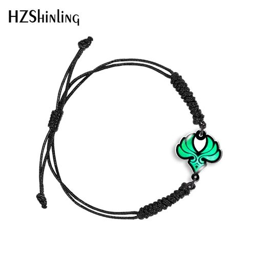 Genshin Imapct Anemo Pyro-Bracelet Tissé En Acrylique, Corde Réglable, Résine Acrylique, Bijoux À La Mode Pour Femmes, Nouvelle Collection 2022