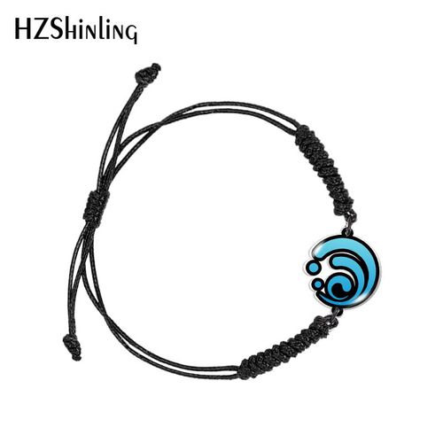 Genshin Imapct Anemo Pyro-Bracelet Tissé En Acrylique, Corde Réglable, Résine Acrylique, Bijoux À La Mode Pour Femmes, Nouvelle Collection 2022