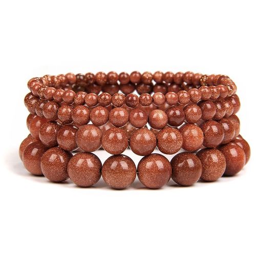 Bracelets En Pierre Naturelle Onyx Agates, Perles Rondes Pour Hommes Et Femmes, Bijoux Fait À La Main, Reiki, Yoga, Guérison, 19cm, 1 Pièce