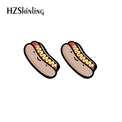 Boucles D'oreilles À Motif De Dessin Animé Chee1 Pour Femme, Bijoux En Résine Acrylique, Burgers, Frites, Pommes De Terre, Pizza, Xy