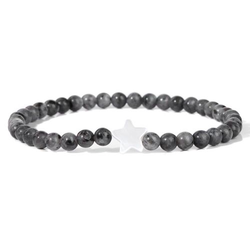 Bracelets En Pierre Naturelle Pour Femmes, Breloques En Forme D'étoile, Coquille Blanche, Pour Couple, Agates, Bijoux Féminins, Cadeau De Fête, À La Mode