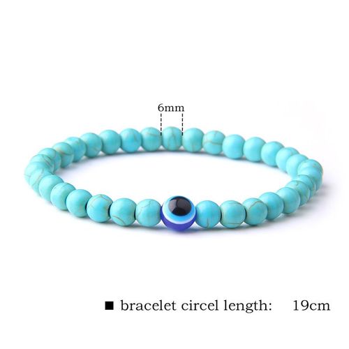 Bracelets Perlés En Pierre Naturelle Pour Hommes Et Femmes, Ensemble De 3 Pièces, Corde Élastique, ¿Il Maléfique, Howlites, Onyx, Agate, Cadeaux
