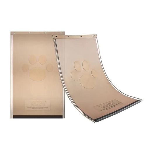 Chatière Pour Chat-Vevor-34,5 X 60,5 Cm-Accessoire De Porte Pour Animal En Pvc Épais-Avec Longue Bande Magnétique