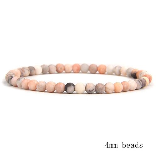 Bracelet De Guérison En Pierre Zèbre Rose Pour Femmes, Énergie Naturelle, Jaspe Zèbre, Bijoux Masculins, Diffuseur D'huile Essentielle De Yoga