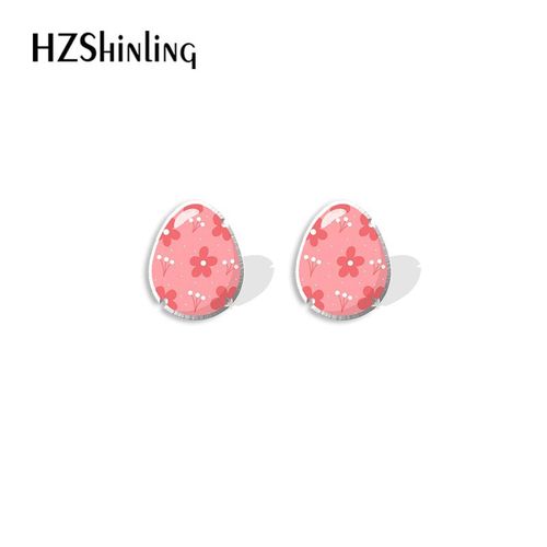Boucles D'oreilles En Résine Époxy Pour Femmes, Bijoux À Clous En Acrylique À Motifs Imprimés De Pâques, 2022