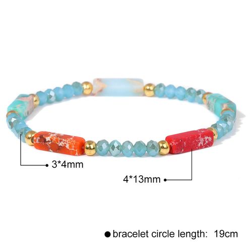 Chimsquare-Bracelets Impériaux En Pierre Naturelle, Clip, Quartz Rose, Perles De Papeterie, Breloques Reiki, Bijoux Pour Femme